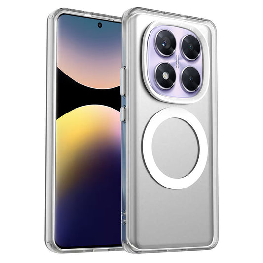 MagSafe-deksel for Xiaomi Poco X7 / Redmi Note 14 Pro 5G, Techsuit, CandyCase, Hvit