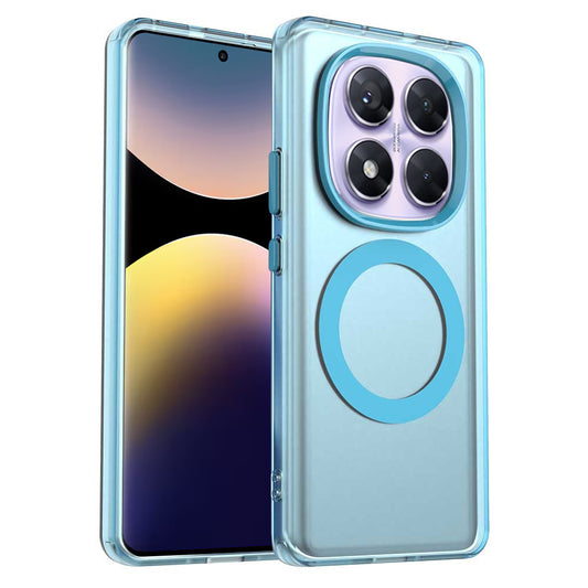 MagSafe-deksel for Xiaomi Poco X7 / Redmi Note 14 Pro 5G, Techsuit, CandyCase, Blå
