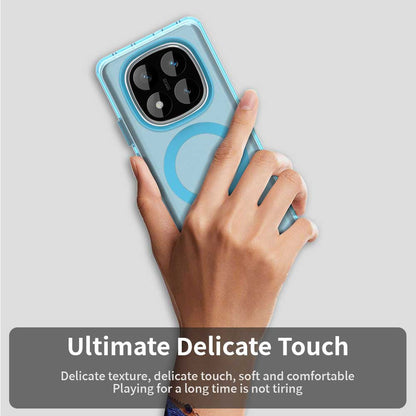 MagSafe-deksel for Xiaomi Poco X7 / Redmi Note 14 Pro 5G, Techsuit, CandyCase, Blå