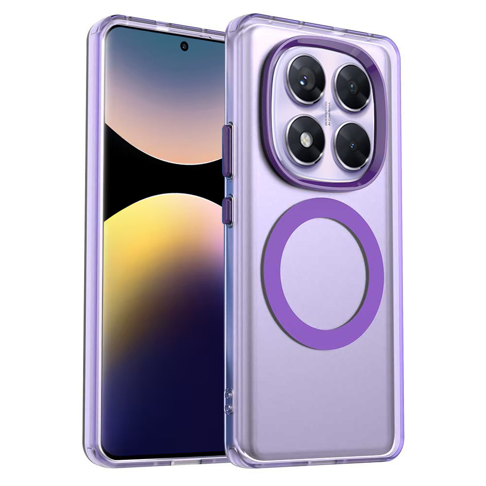 MagSafe-deksel for Xiaomi Poco X7 / Redmi Note 14 Pro 5G, Techsuit, CandyCase, Lilla