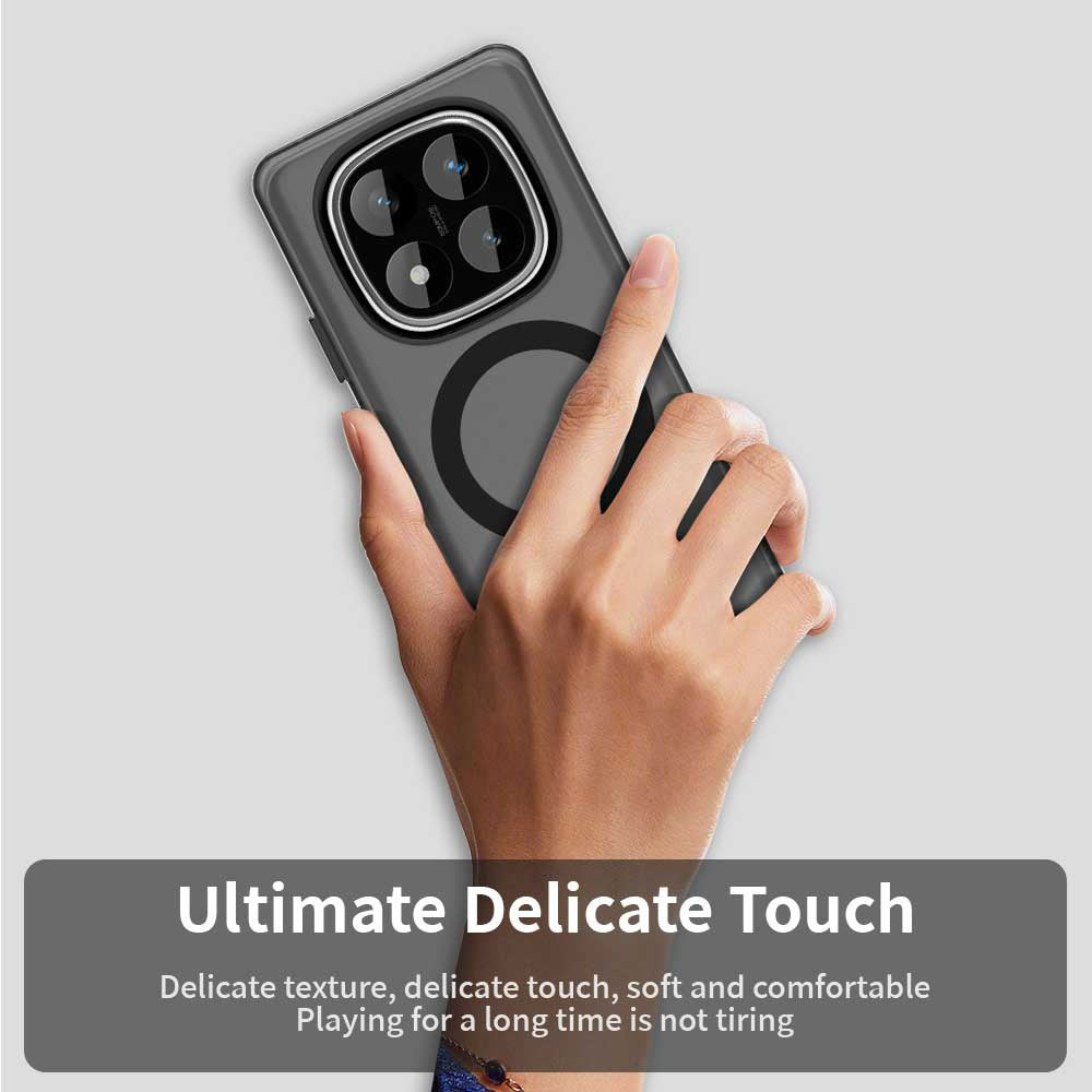 MagSafe-deksel for Xiaomi Poco X7 / Redmi Note 14 Pro 5G, Techsuit, CandyCase, Svart