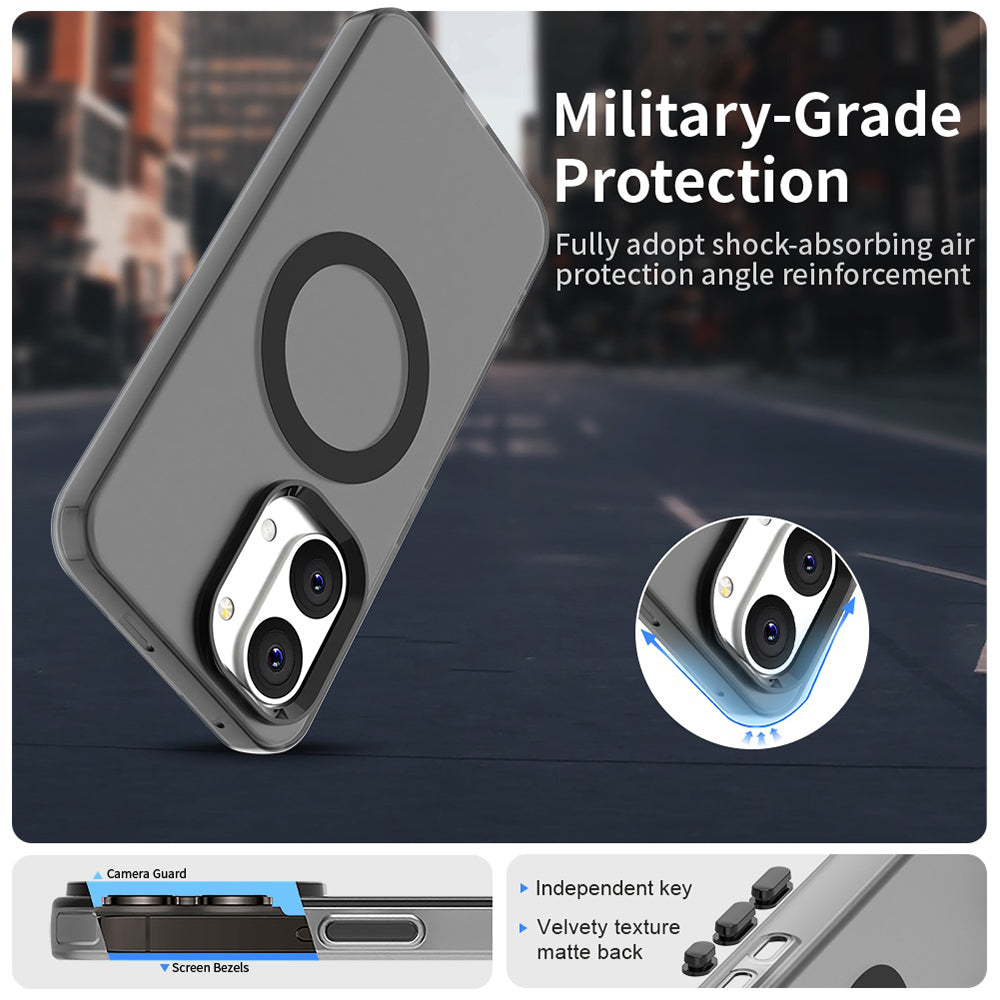 MagSafe-deksel for Xiaomi Poco X8 Pro Max, Techsuit, CandyCase, Svart