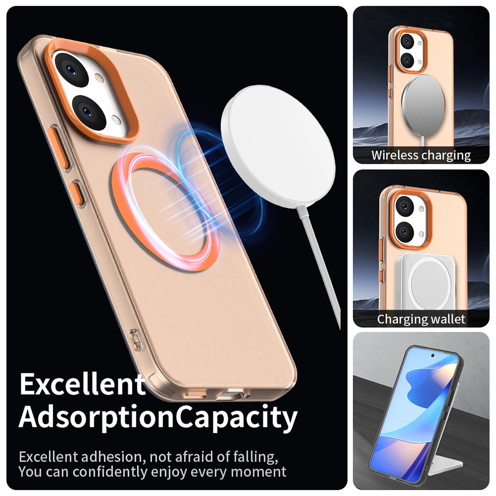 MagSafe-deksel for Xiaomi Poco X8 Pro Max, Techsuit, CandyCase, Oransje