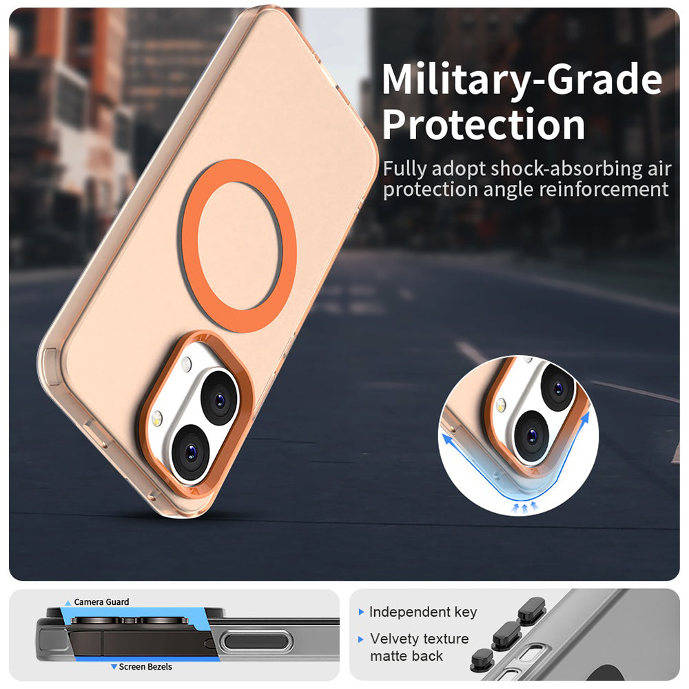 MagSafe-deksel for Xiaomi Poco X8 Pro Max, Techsuit, CandyCase, Oransje