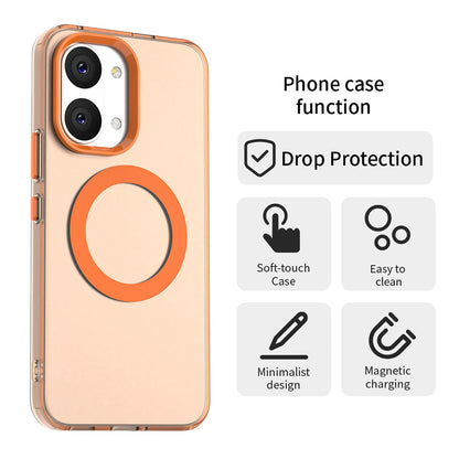 MagSafe-deksel for Xiaomi Poco X8 Pro Max, Techsuit, CandyCase, Oransje