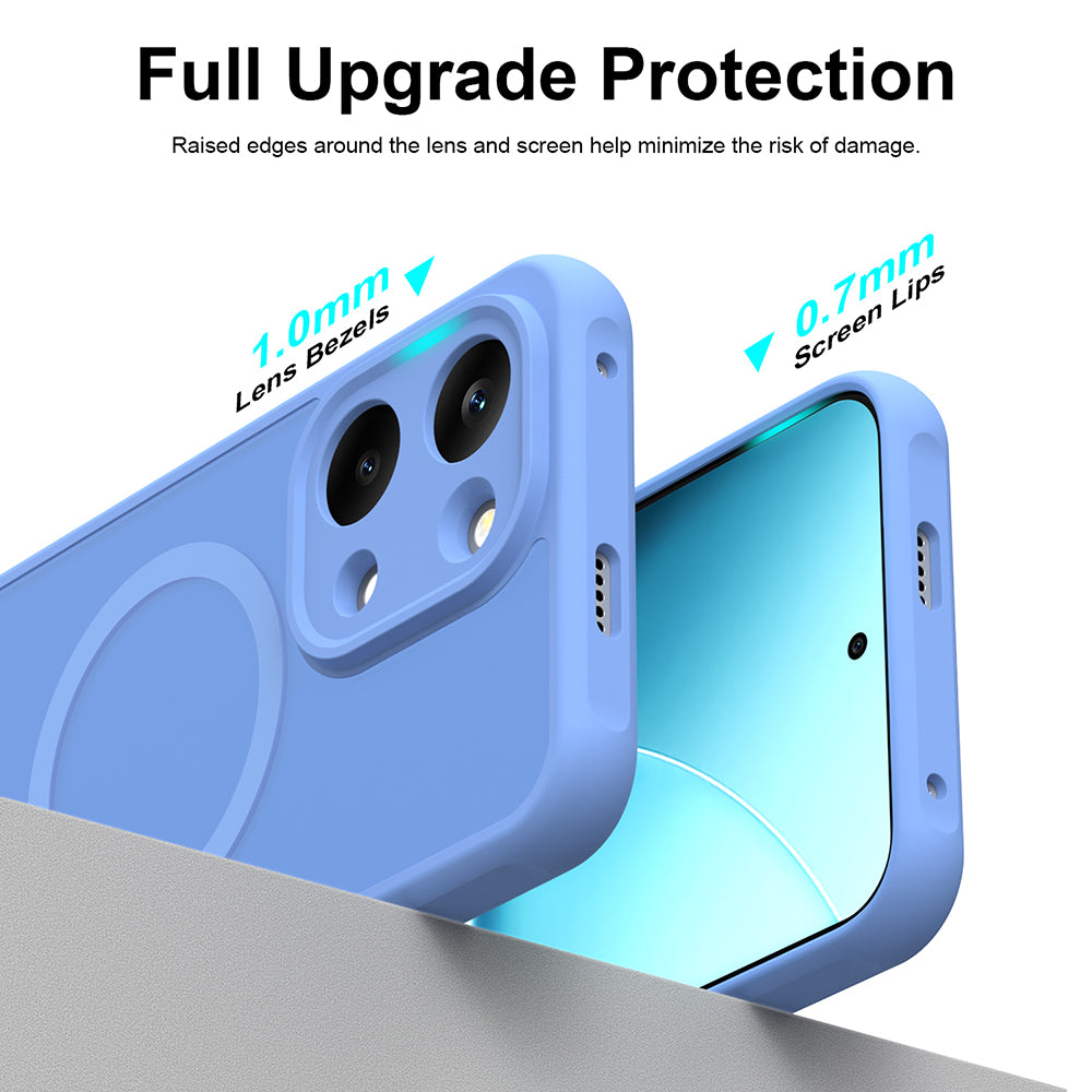 MagSafe-deksel for Xiaomi Poco X8 Pro Max, Techsuit, HaloFrost II, Blå