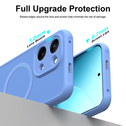 MagSafe-deksel for Xiaomi Poco X8 Pro Max, Techsuit, HaloFrost II, Blå