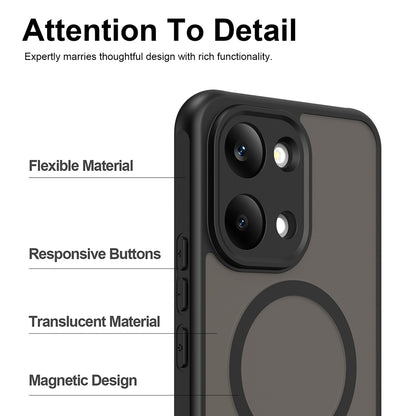 MagSafe-deksel for Xiaomi Poco X8 Pro Max, Techsuit, HaloFrost II, Svart