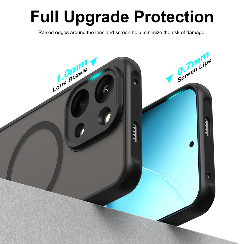 MagSafe-deksel for Xiaomi Poco X8 Pro Max, Techsuit, HaloFrost II, Svart