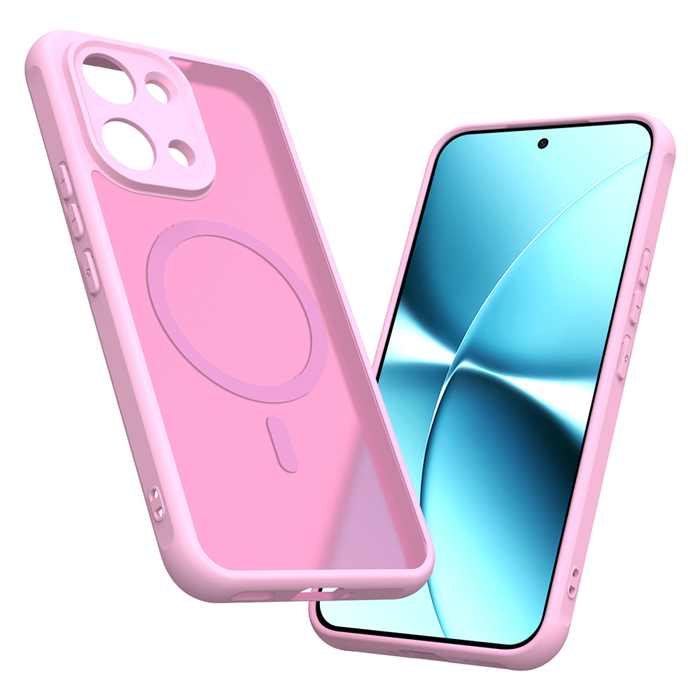 MagSafe-deksel for Xiaomi Poco X8 Pro Max, Techsuit, HaloFrost II, Rosa