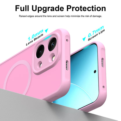 MagSafe-deksel for Xiaomi Poco X8 Pro Max, Techsuit, HaloFrost II, Rosa