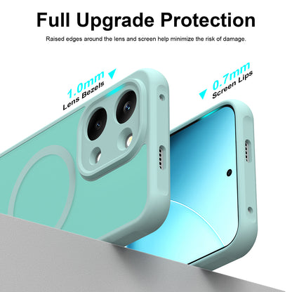 MagSafe-deksel for Xiaomi Poco X8 Pro Max, Techsuit, HaloFrost II, Lys grønn