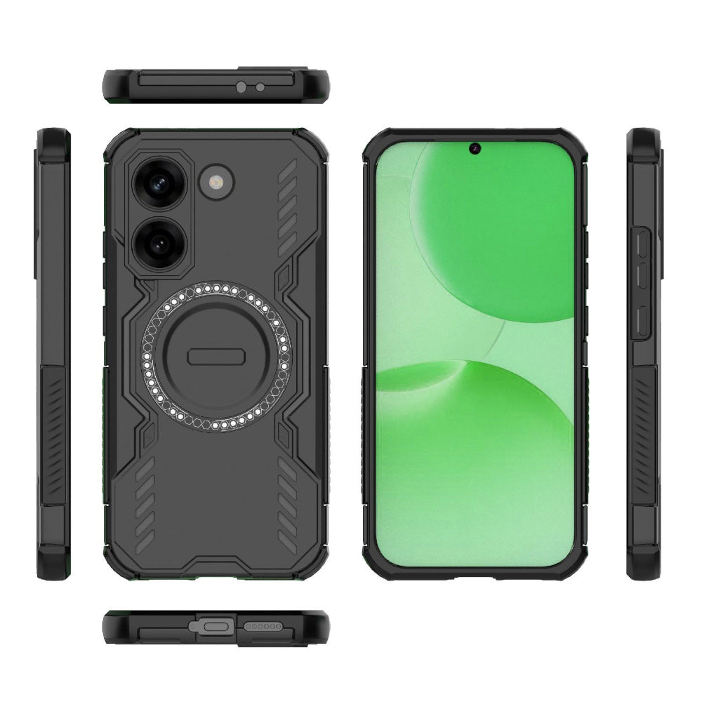 MagSafe-deksel for Xiaomi Poco X8 Pro, Techsuit, ArmorMag, Svart