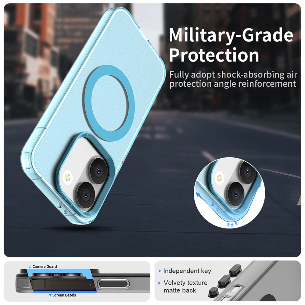 MagSafe-deksel for Xiaomi Poco X8 Pro, Techsuit, CandyCase, Blå