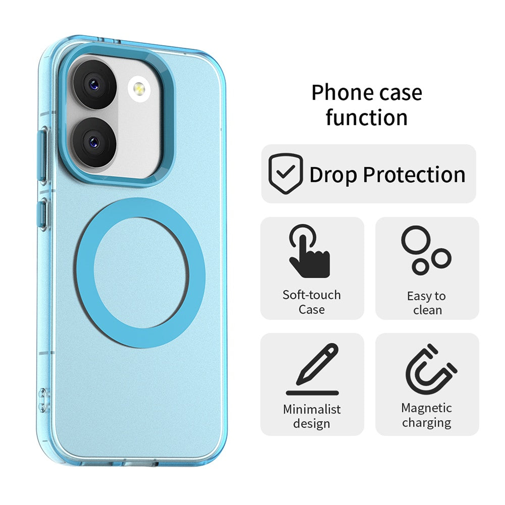 MagSafe-deksel for Xiaomi Poco X8 Pro, Techsuit, CandyCase, Blå