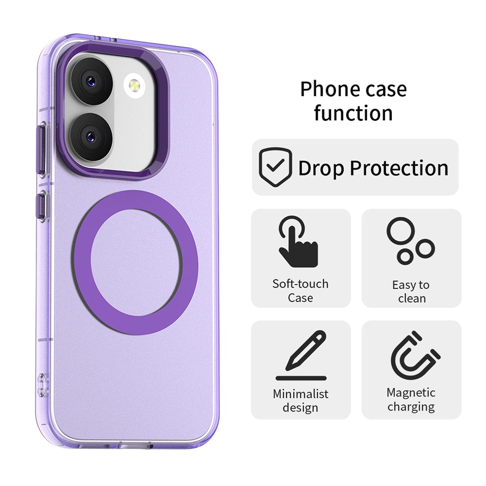 MagSafe-deksel for Xiaomi Poco X8 Pro, Techsuit, CandyCase, Lilla