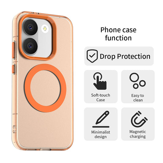 MagSafe-deksel for Xiaomi Poco X8 Pro, Techsuit, CandyCase, Oransje