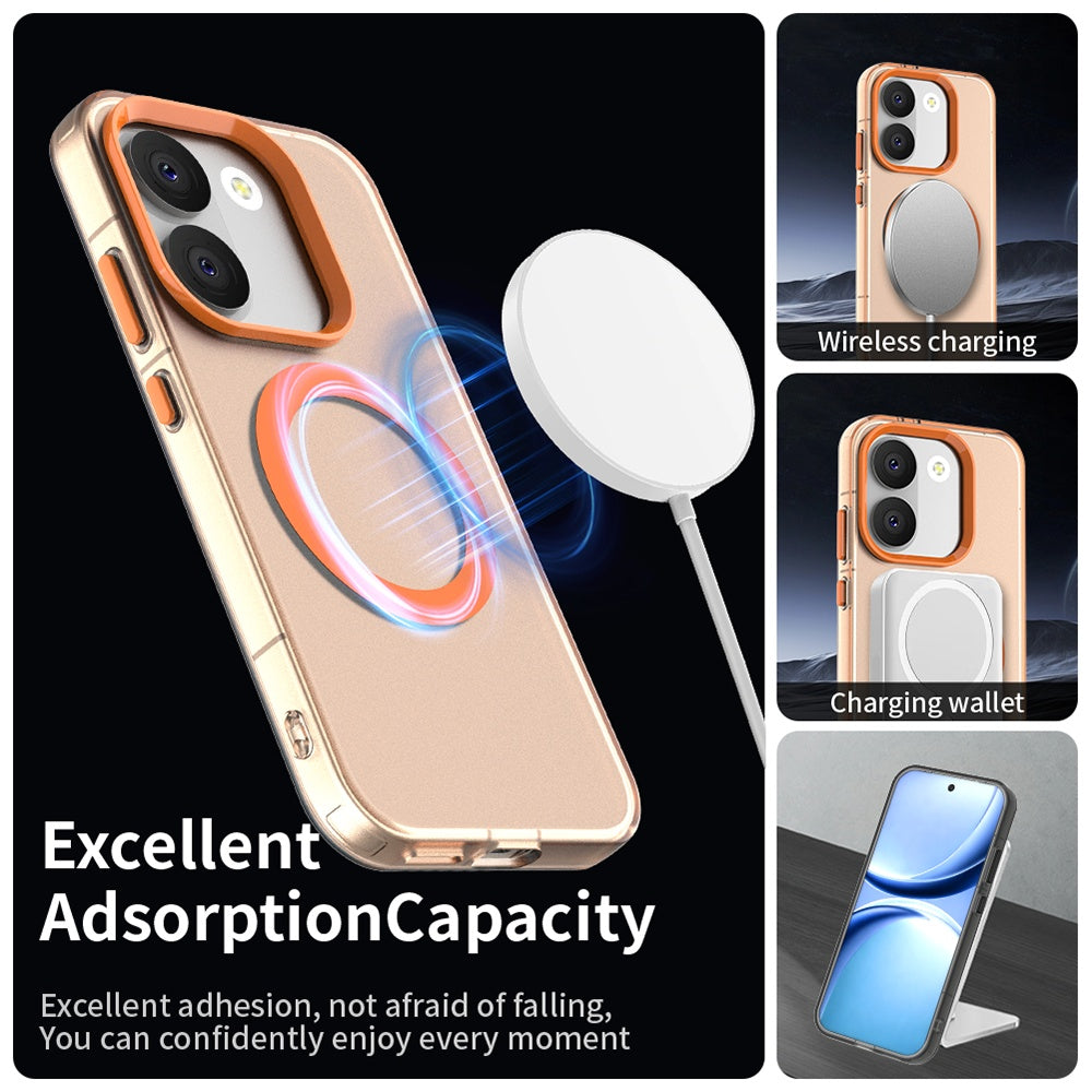 MagSafe-deksel for Xiaomi Poco X8 Pro, Techsuit, CandyCase, Oransje