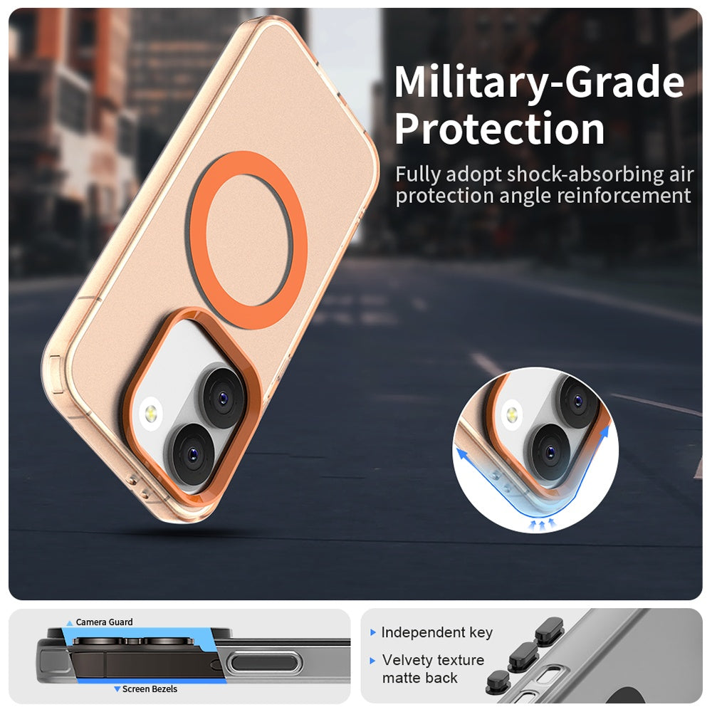 MagSafe-deksel for Xiaomi Poco X8 Pro, Techsuit, CandyCase, Oransje