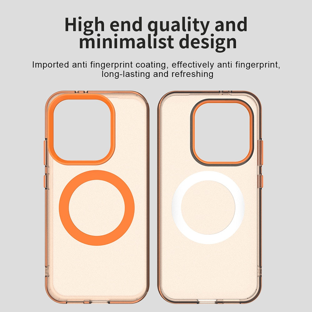 MagSafe-deksel for Xiaomi Poco X8 Pro, Techsuit, CandyCase, Oransje
