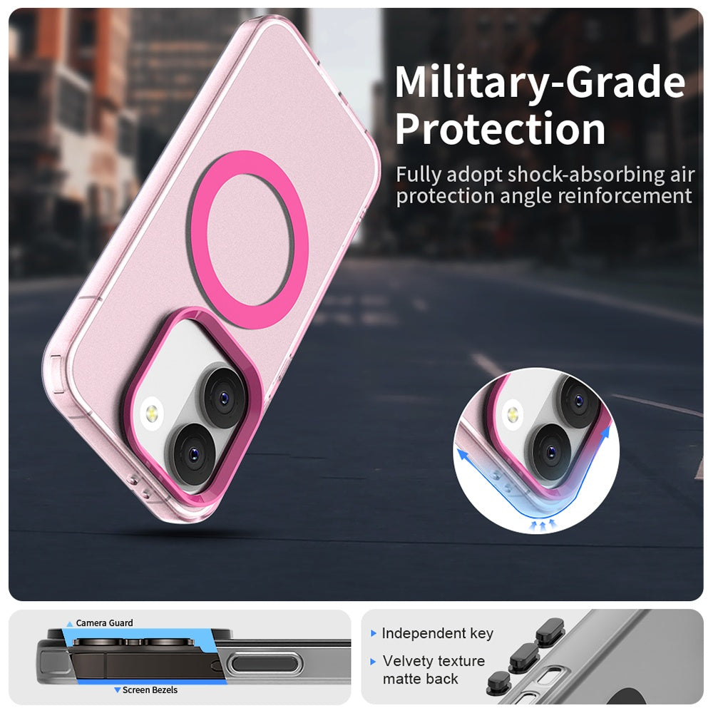 MagSafe-deksel for Xiaomi Poco X8 Pro, Techsuit, CandyCase, Rosa