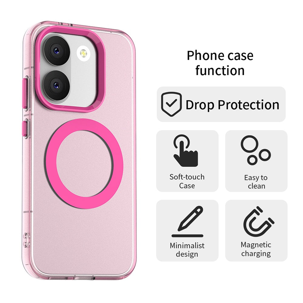 MagSafe-deksel for Xiaomi Poco X8 Pro, Techsuit, CandyCase, Rosa