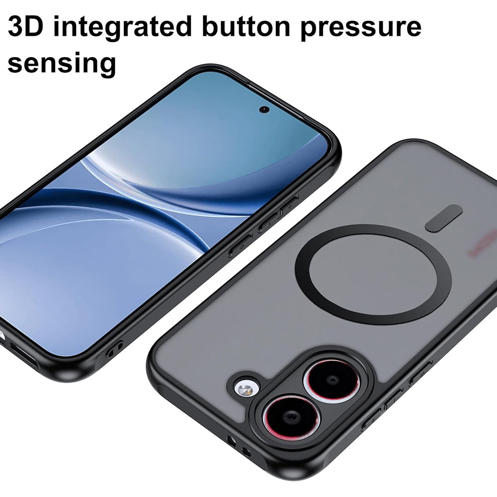 MagSafe-deksel for Xiaomi Poco X8 Pro, Techsuit, PureFrost, Satinert svart