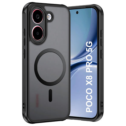 MagSafe-deksel for Xiaomi Poco X8 Pro, Techsuit, PureFrost, Satinert svart