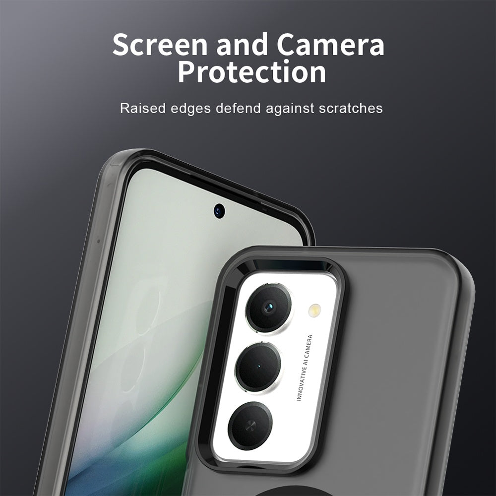 MagSafe-deksel for Xiaomi Redmi 15 5G / 15 4G, Techsuit, CandyCase, Svart