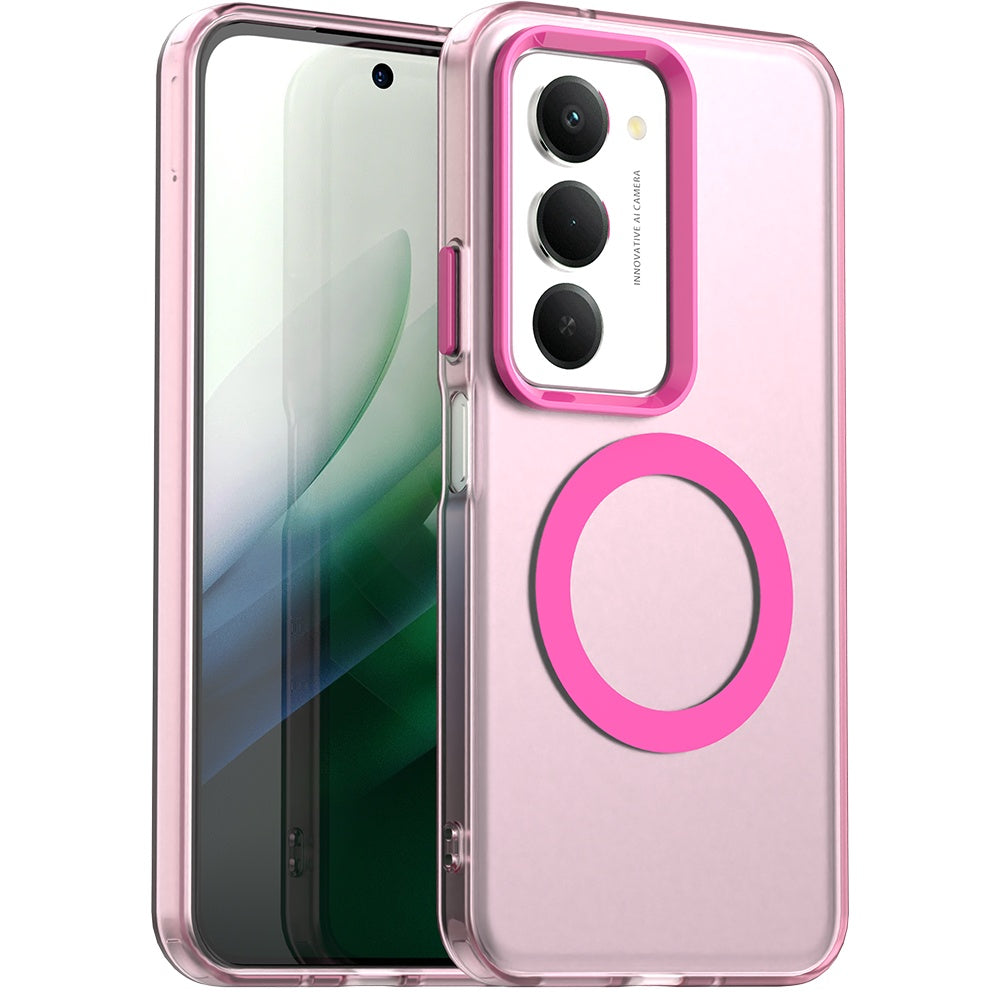 MagSafe-deksel for Xiaomi Redmi 15 5G / 15 4G, Techsuit, CandyCase, Rosa