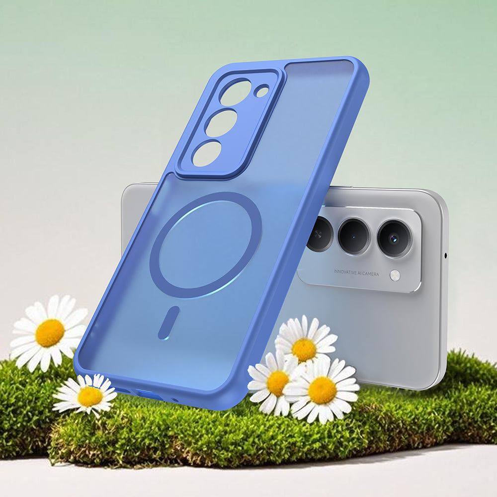 MagSafe-deksel for Xiaomi Redmi 15 5G / 15 4G, Techsuit, HaloFrost II, Blå