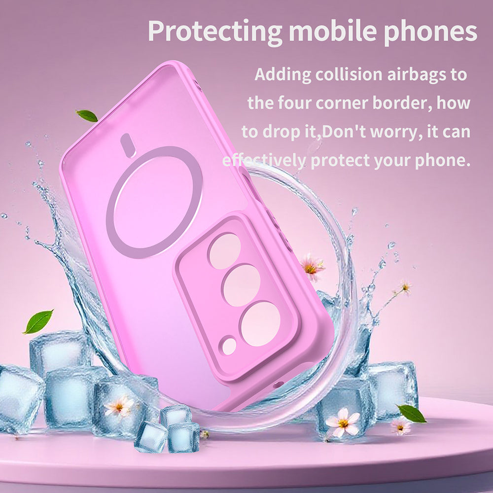 MagSafe-deksel for Xiaomi Redmi 15 5G / 15 4G, Techsuit, HaloFrost II, Rosa