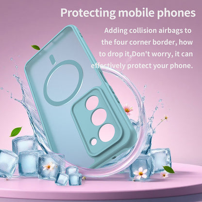 MagSafe-deksel for Xiaomi Redmi 15 5G / 15 4G, Techsuit, HaloFrost II, Lys Grønn