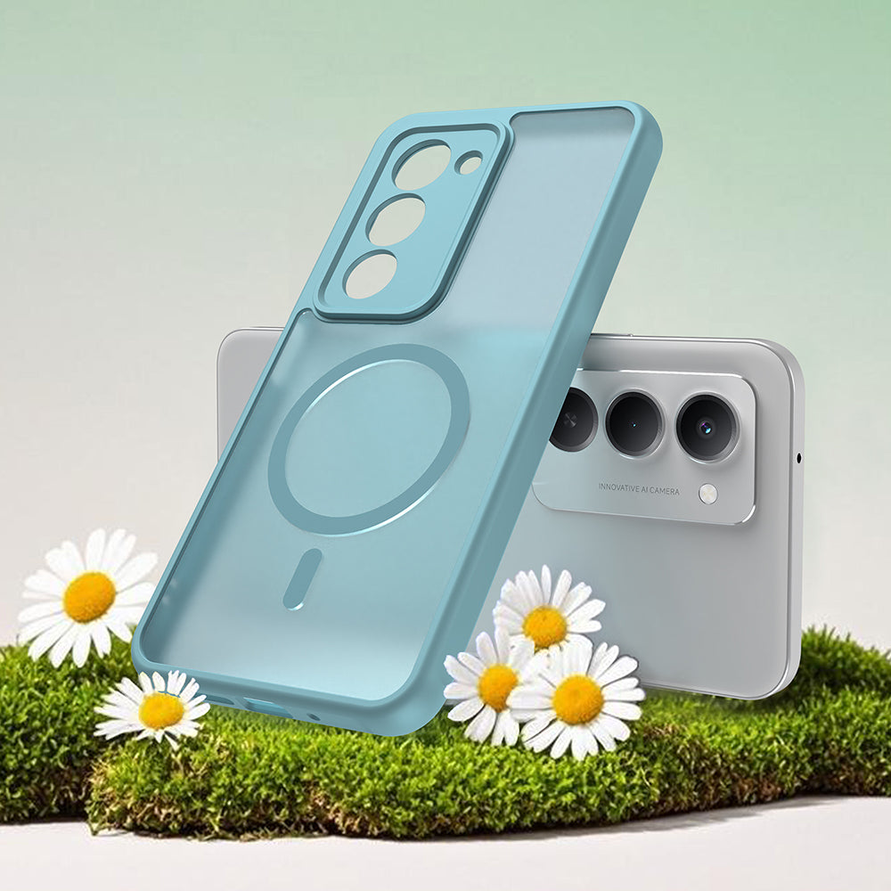 MagSafe-deksel for Xiaomi Redmi 15 5G / 15 4G, Techsuit, HaloFrost II, Lys Grønn