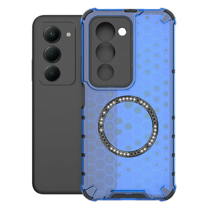 MagSafe-deksel for Xiaomi Redmi 15 5G / 15 4G, Techsuit, HoneyComb Shield, Blå