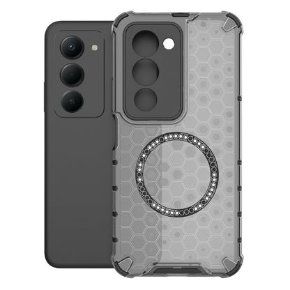 MagSafe-deksel for Xiaomi Redmi 15 5G / 15 4G, Techsuit, HoneyComb Shield, Svart