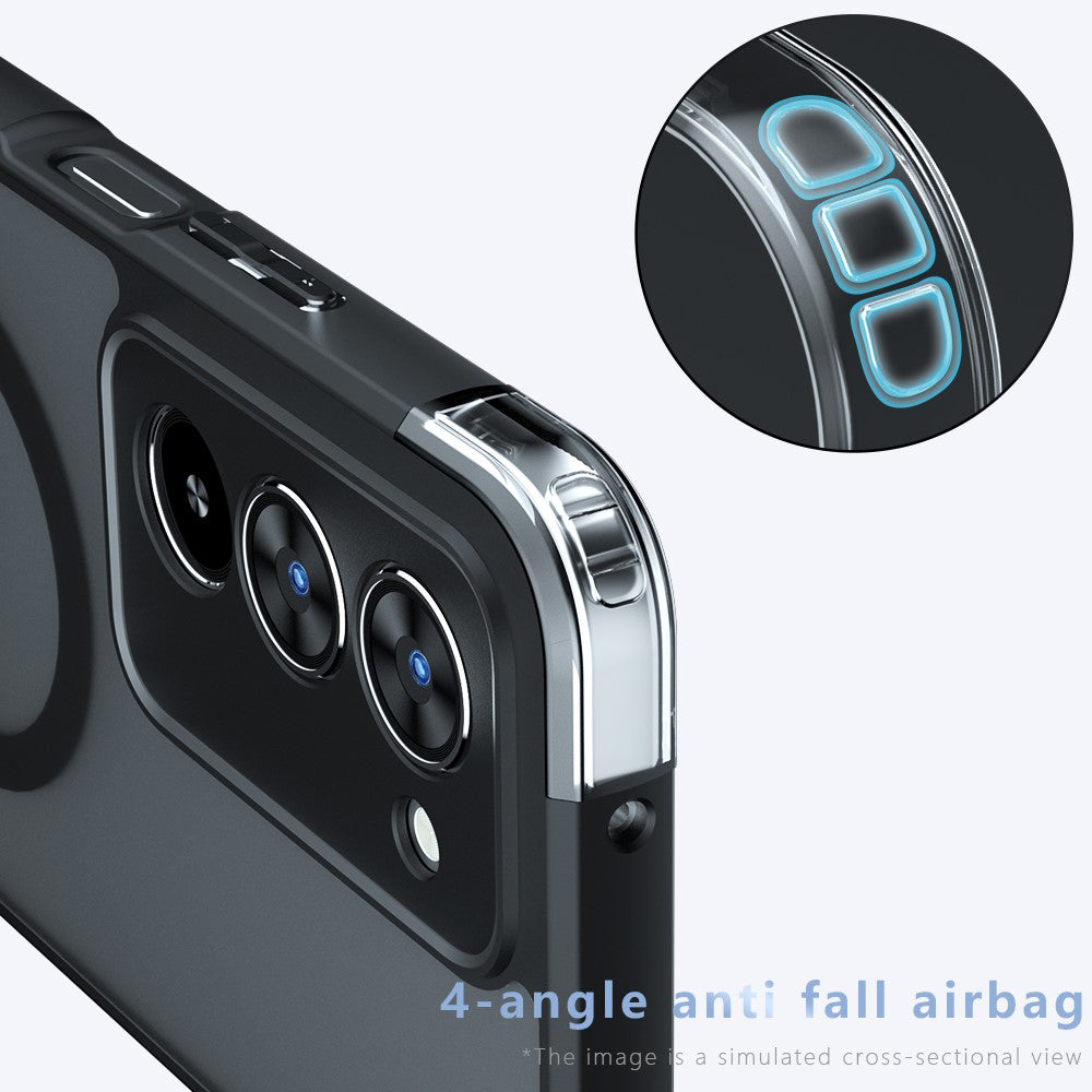 MagSafe-deksel for Xiaomi Redmi 15 5G / 15 4G, Techsuit, PureFrost, Satengsort