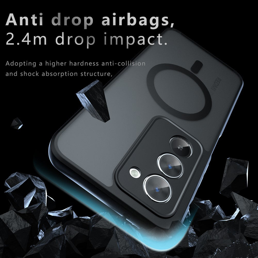 MagSafe-deksel for Xiaomi Redmi 15 5G / 15 4G, Techsuit, PureFrost, Satengsort