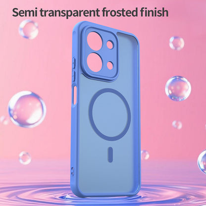 MagSafe-deksel for Xiaomi Redmi 15C 5G / 15C 4G, Techsuit, HaloFrost II, Blå