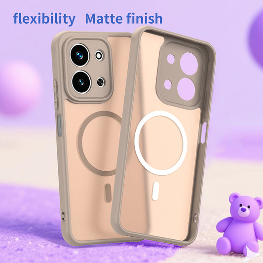 MagSafe-deksel for Xiaomi Redmi 15C 5G / 15C 4G, Techsuit, HaloFrost II, Gull