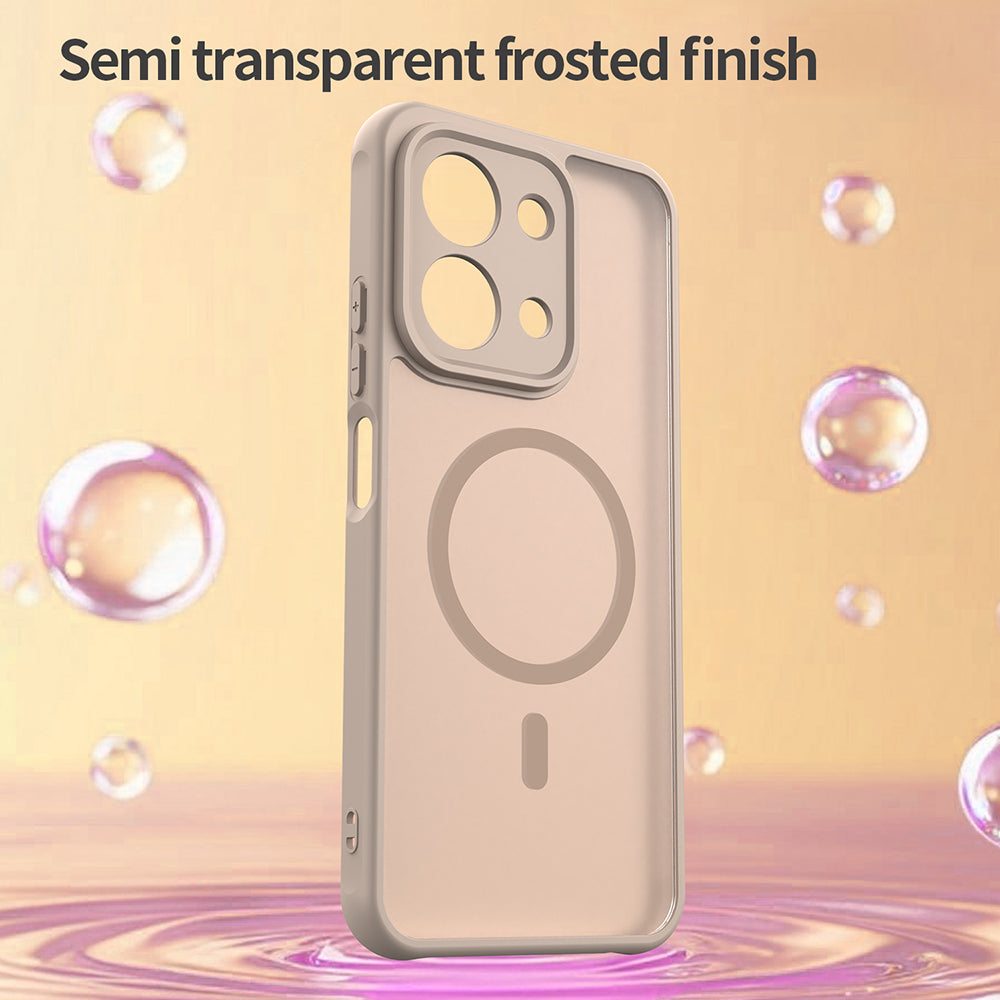 MagSafe-deksel for Xiaomi Redmi 15C 5G / 15C 4G, Techsuit, HaloFrost II, Gull