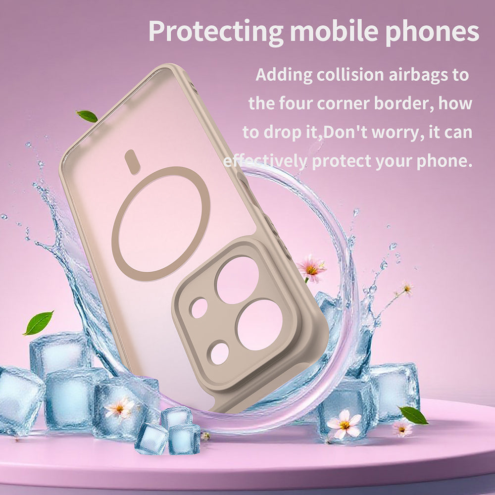 MagSafe-deksel for Xiaomi Redmi 15C 5G / 15C 4G, Techsuit, HaloFrost II, Gull