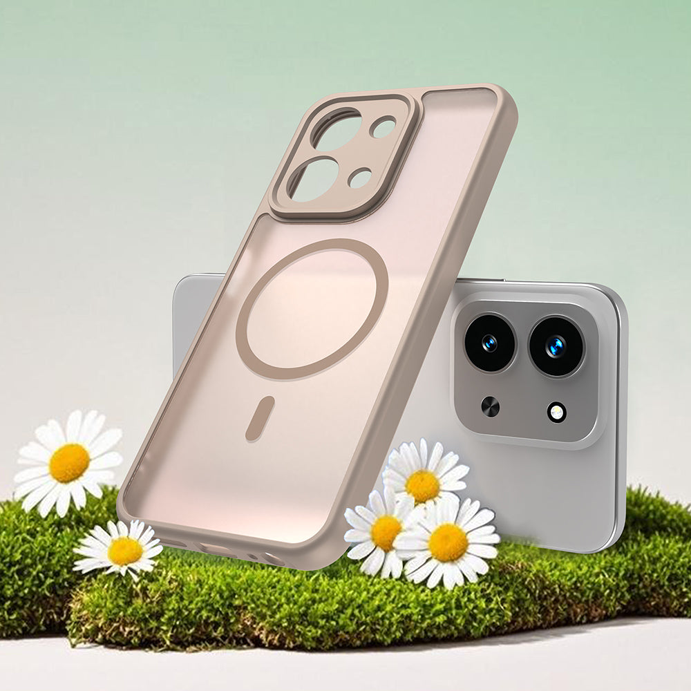 MagSafe-deksel for Xiaomi Redmi 15C 5G / 15C 4G, Techsuit, HaloFrost II, Gull