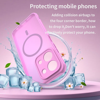 MagSafe-deksel for Xiaomi Redmi 15C 5G / 15C 4G, Techsuit, HaloFrost II, Rosa