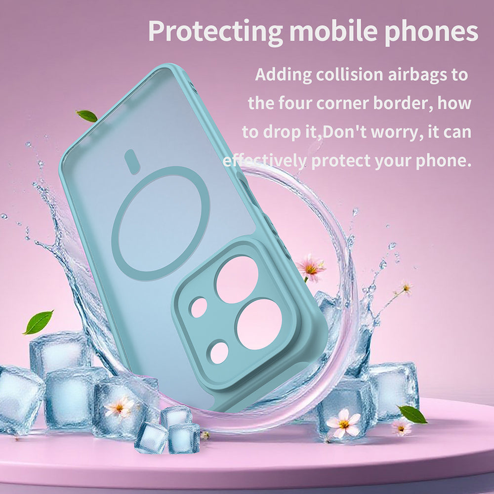 MagSafe-deksel for Xiaomi Redmi 15C 5G / 15C 4G, Techsuit, HaloFrost II, Lys Grønn