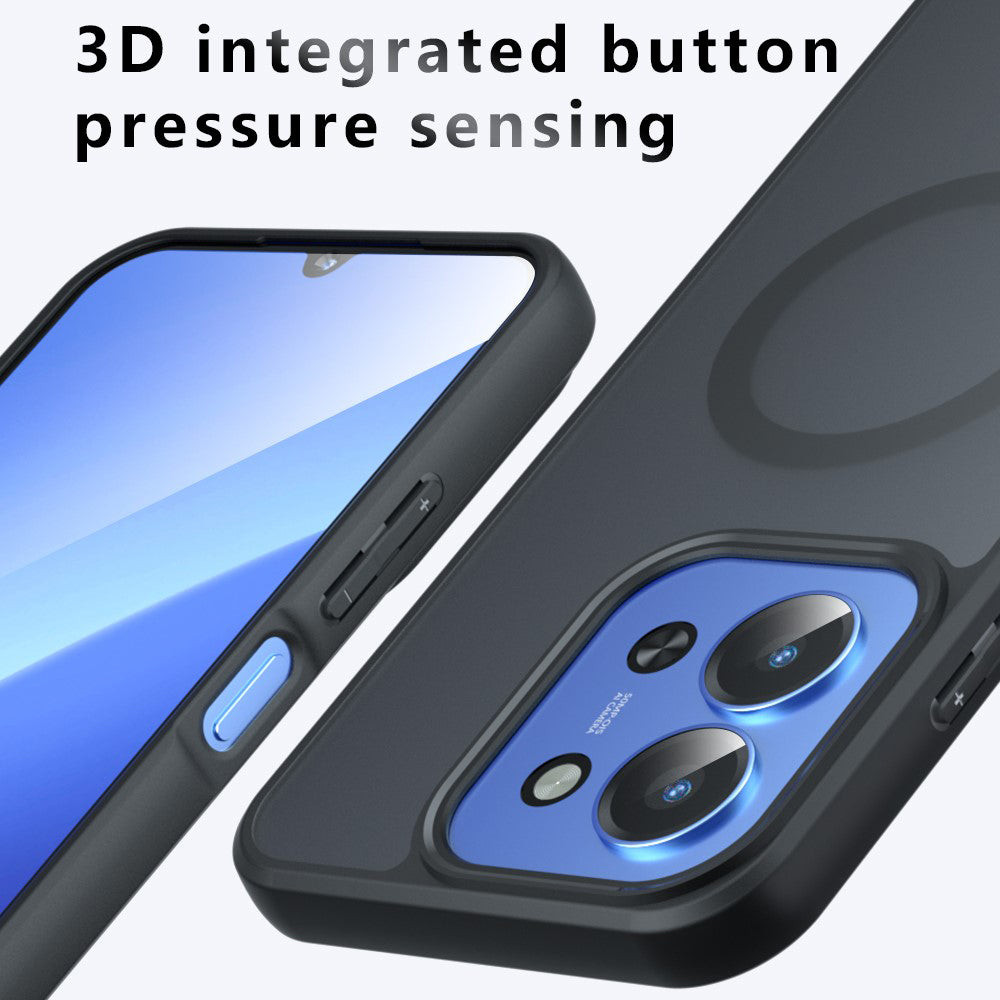 MagSafe-deksel for Xiaomi Redmi 15C 5G / 15C 4G, Techsuit, PureFrost, Satin Sort