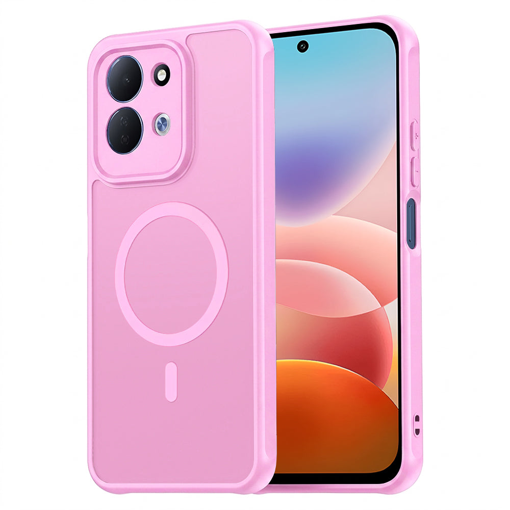 MagSafe-deksel for Xiaomi Redmi 17 5G / 17 4G, Techsuit, HaloFrost II, Rosa