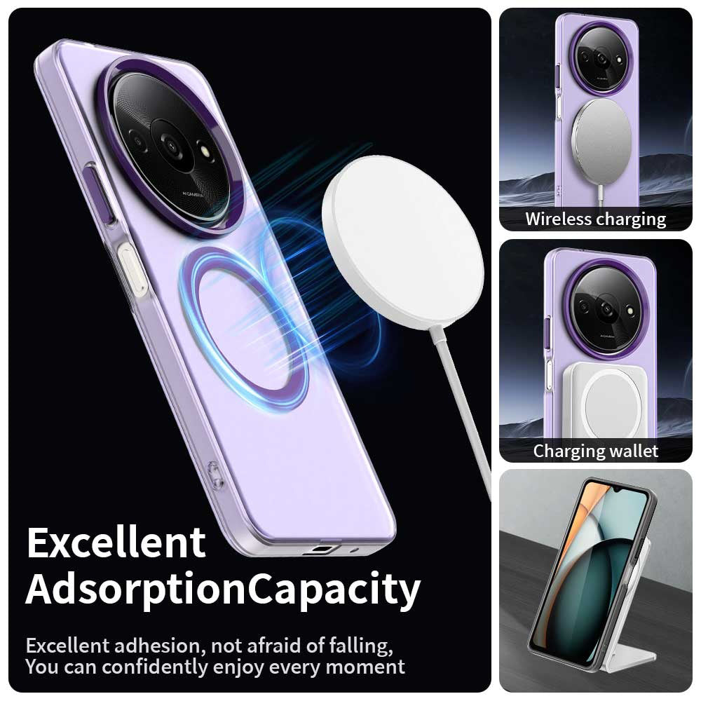 MagSafe-deksel for Xiaomi Redmi A3x / A3, Techsuit, CandyCase, Lilla
