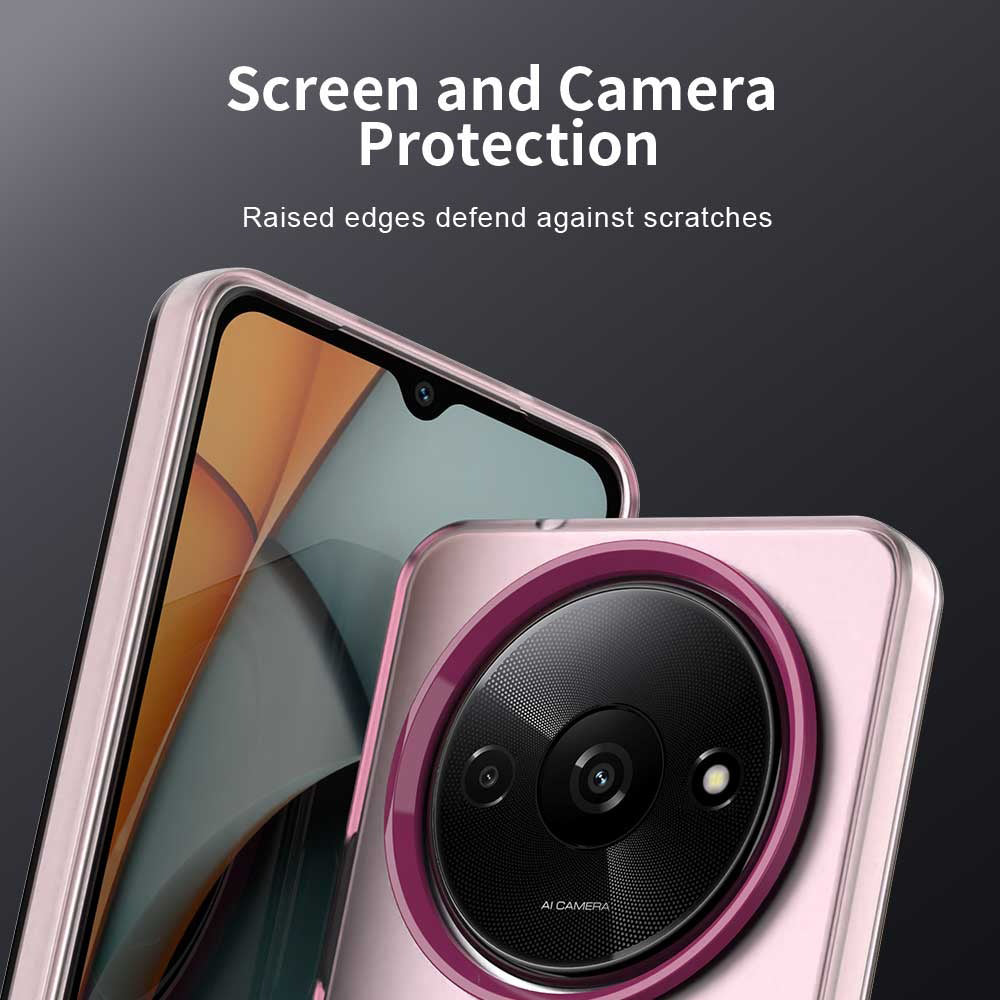 MagSafe-deksel for Xiaomi Redmi A3x / A3, Techsuit, CandyCase, Rosa