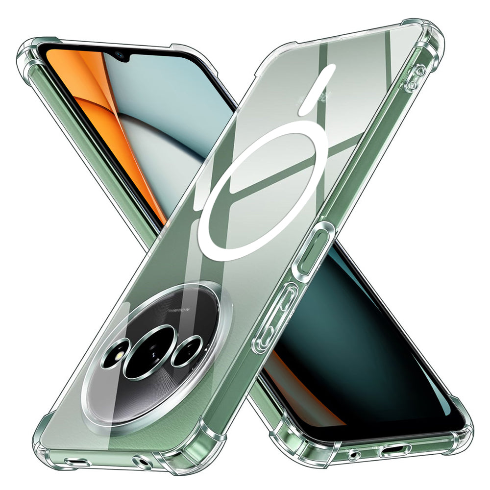 MagSafe-deksel for Xiaomi Redmi A3x / A3, Techsuit, støtsikker, gjennomsiktig